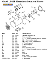 Sure Flame UB12E parts